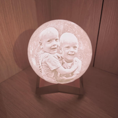 Maanlamp met foto