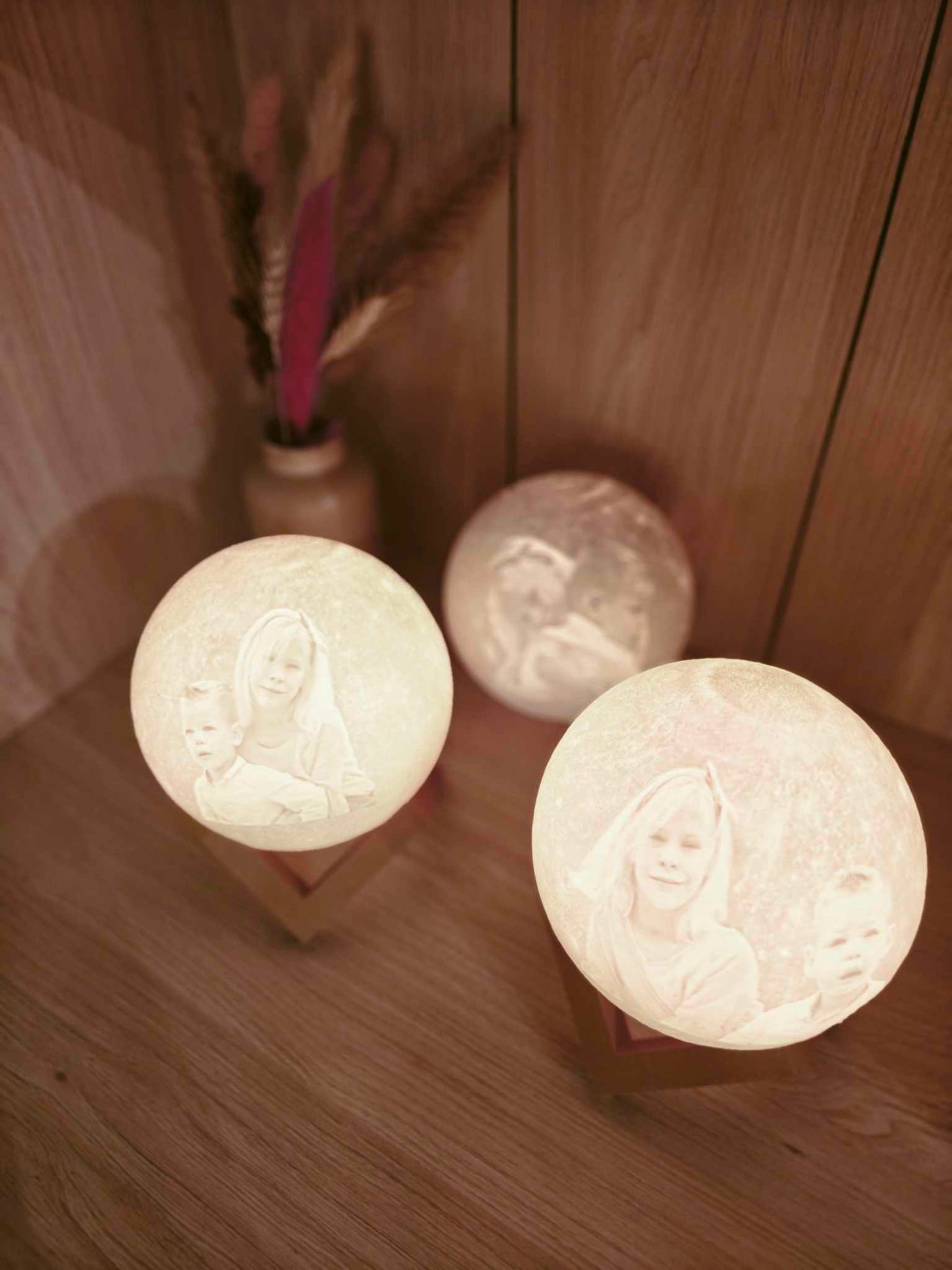 Maanlamp met foto