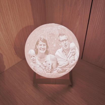 Maanlamp met foto