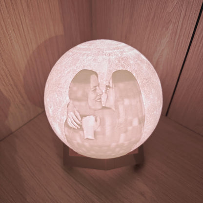 Maanlamp met foto