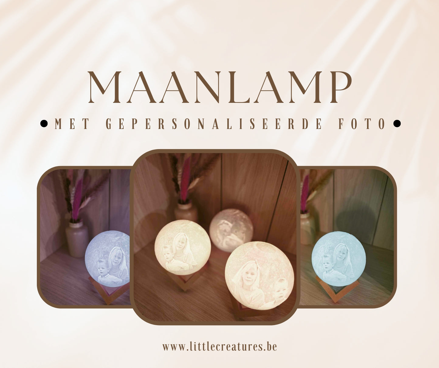 Maanlamp met foto